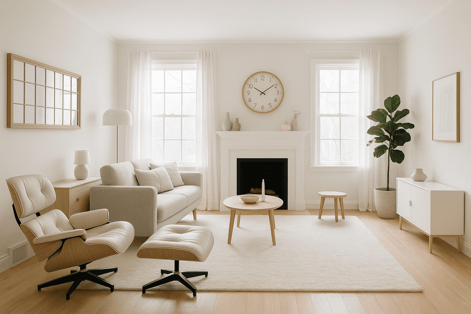 Living room transformation - after